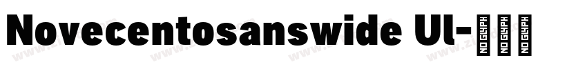 Novecentosanswide Ul字体转换